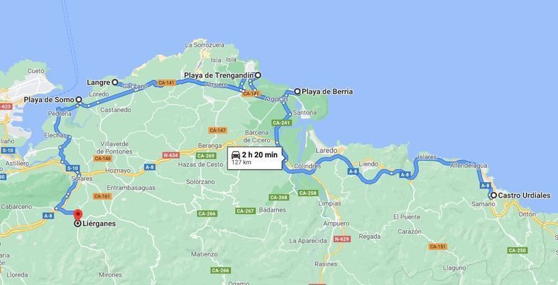 Ruta por Cantabria en coche