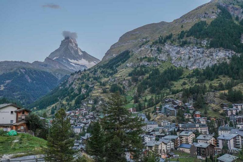 Zermatt, una parada imprescindible en la ruta en trenes panorámicos por Suiza