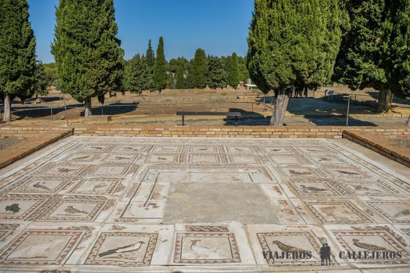 Casa de los Pájaros, uno de los lugares que ver en Itálica
