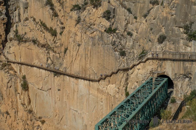 Tramo de pasarelas del Caminito del Rey