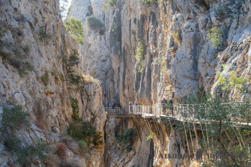 Pasarelas para hacer el Caminito del Rey