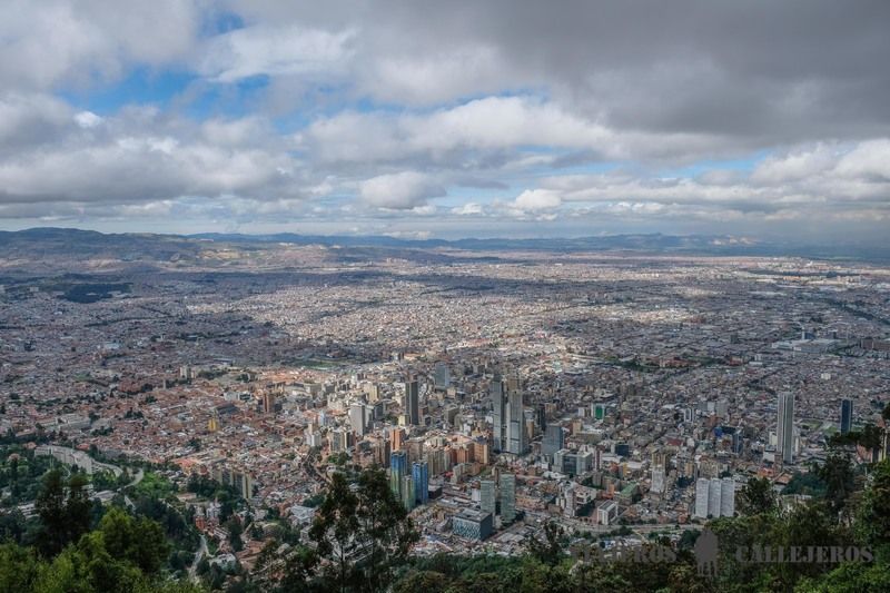 Vistas de Bogotá desde el Cerro de Monserrate