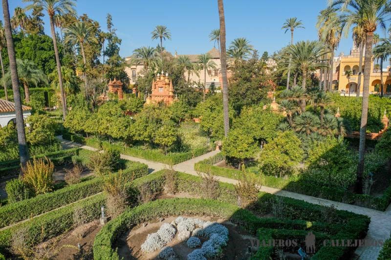 Recorrer los Jardines, una de las cosas que hacer en el Real Alcázar de Sevilla
