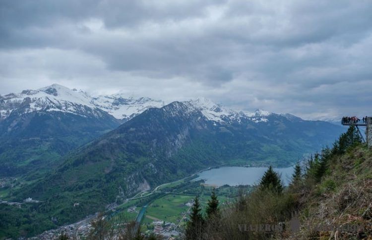 Vistas desde el Mirador de Harder Kulm, incluido en el