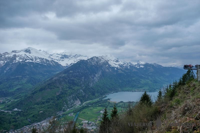 Vistas desde el Mirador de Harder Kulm, incluido en el