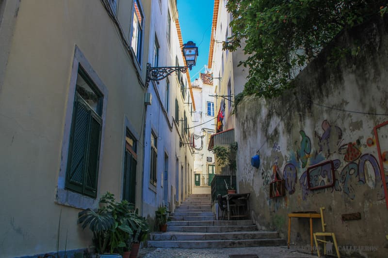 Barrio de La Alfama en Lisboa