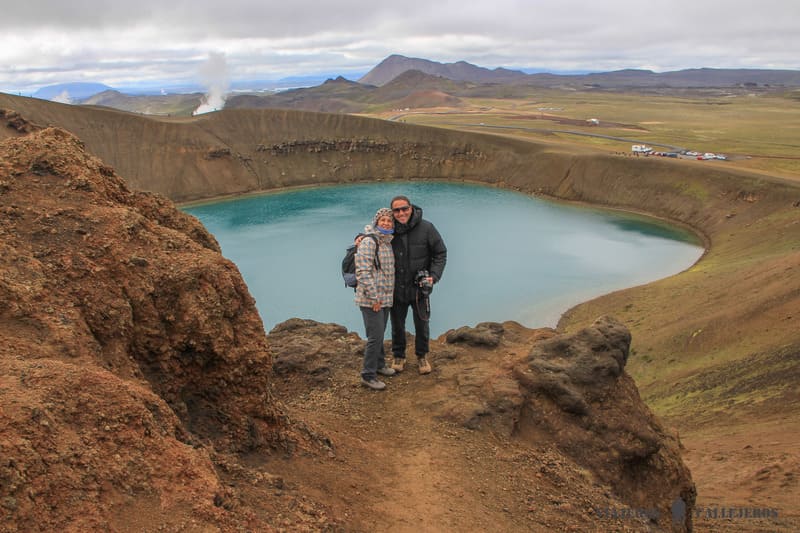 Cráter Viti, uno de los lugares que ver en Islandia