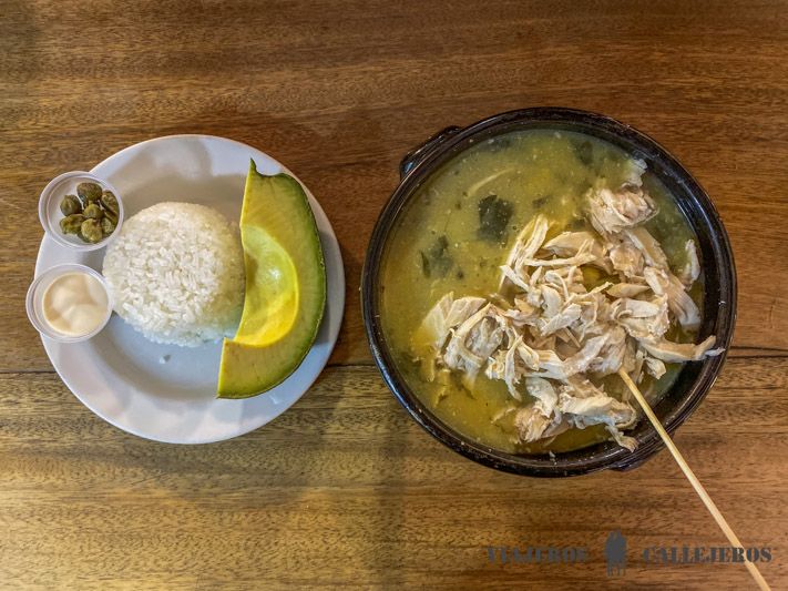 Ajiaco en la Puerta Falsa, uno de los restaurantes en Bogotá más recomendados