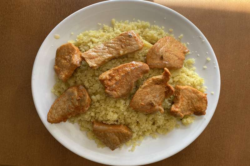 Migas en el Mesón del Jamón en Trevélez, uno de los restaurantes donde comer en la Alpujara granadina más recomendados