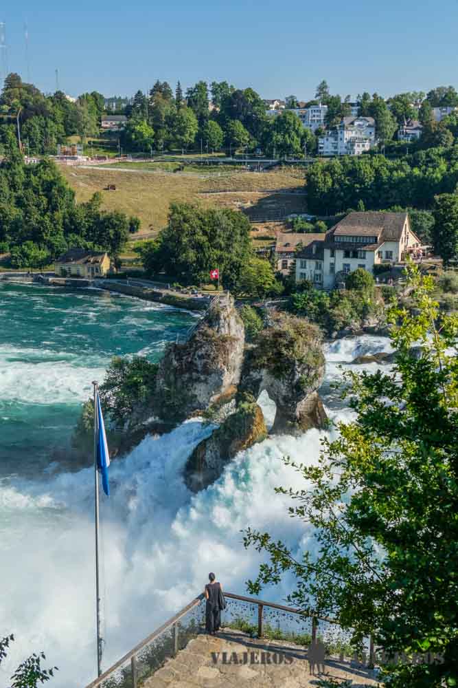 Cataratas del Rin desde la orilla norte