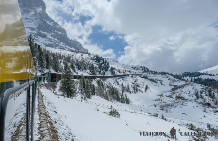 Tren para subir al Jungfraujoch
