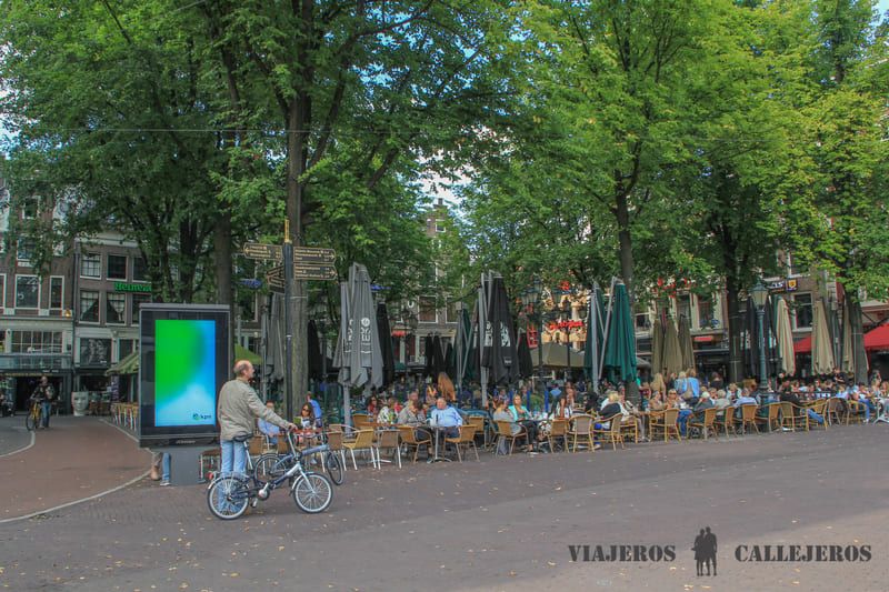 Leidsplein, una de las plazas que visitar en Ámsterdam