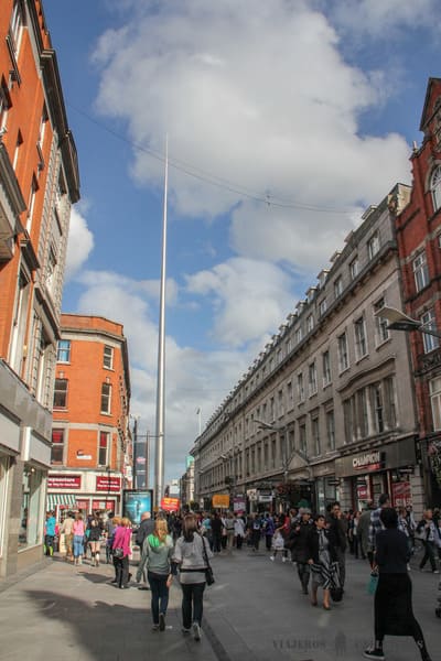 O'Connell Street, una de las calles que visitar en Dublín