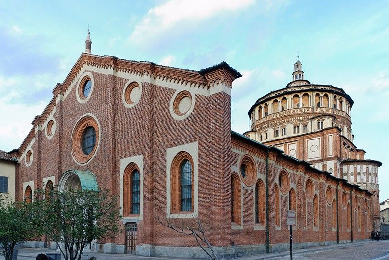 Santa Maria delle Grazie, el lugar en el que está La última cena de Leonardo Da Vinci