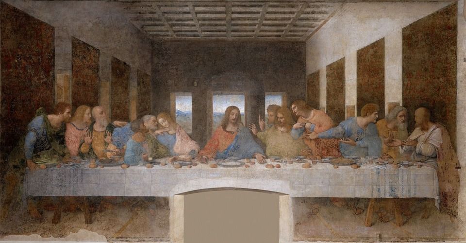 La última cena de Leonardo Da Vinci (Cenacolo Vinciano)