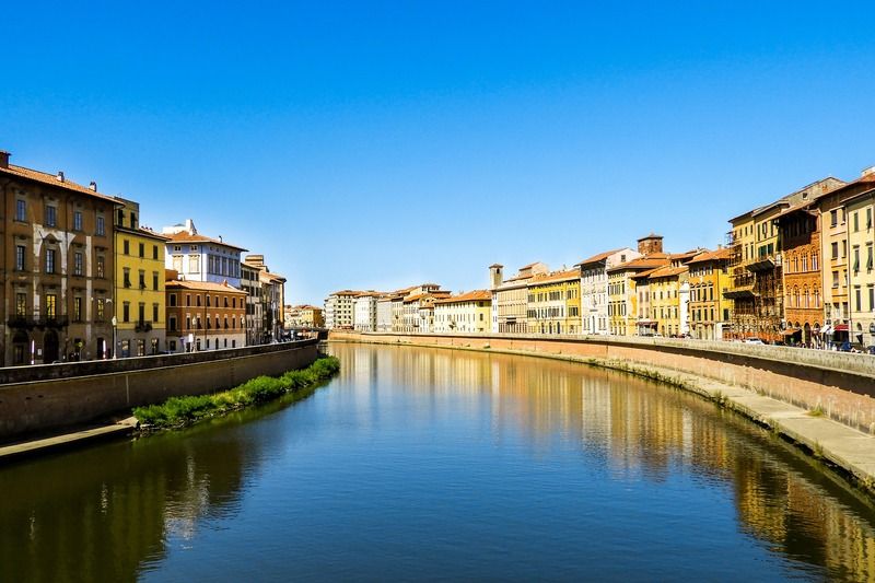 El centro histórico, la mejor zona donde dormir en Pisa