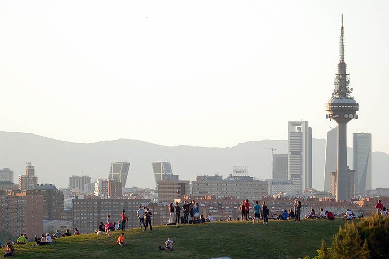 Vista de Madrid desde el Cerro del Tío Pío
