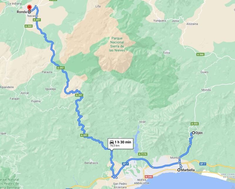 Ruta por la provincia de Málaga