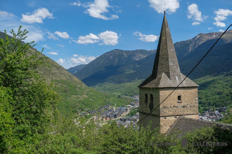 Vistas de Vielha desde Cassau