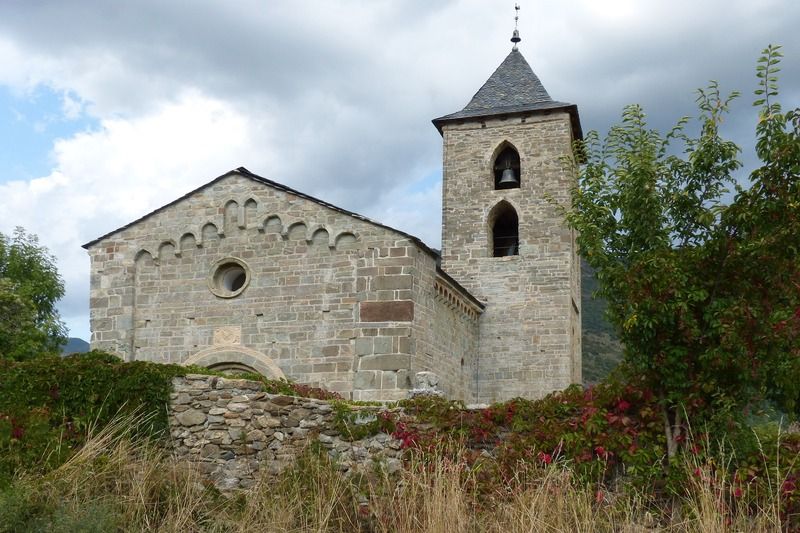 Assumpció de Cóll otra de las iglesias románicas de la Vall de Boí