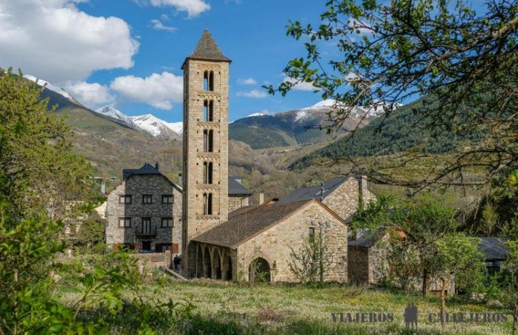 Santa Eulàlia d'Erill la Vall, una de las iglesias románicas de la Vall de Boí