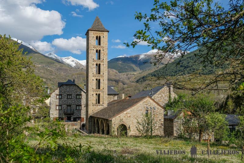 Santa Eulàlia d'Erill la Vall, una de las iglesias románicas de la Vall de Boí