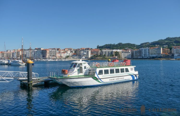 Barco para ir a la Isla de Ons