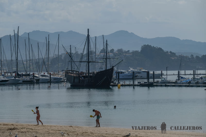 Réplica de la Carabela La Pinta, que visitar en Baiona