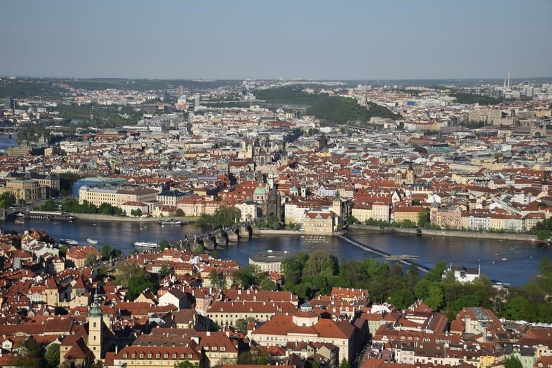 Praga desde el Monte Petrin