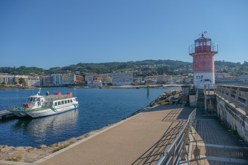 Punto de embarque en Sanxenxo para ir a la Isla de Ons